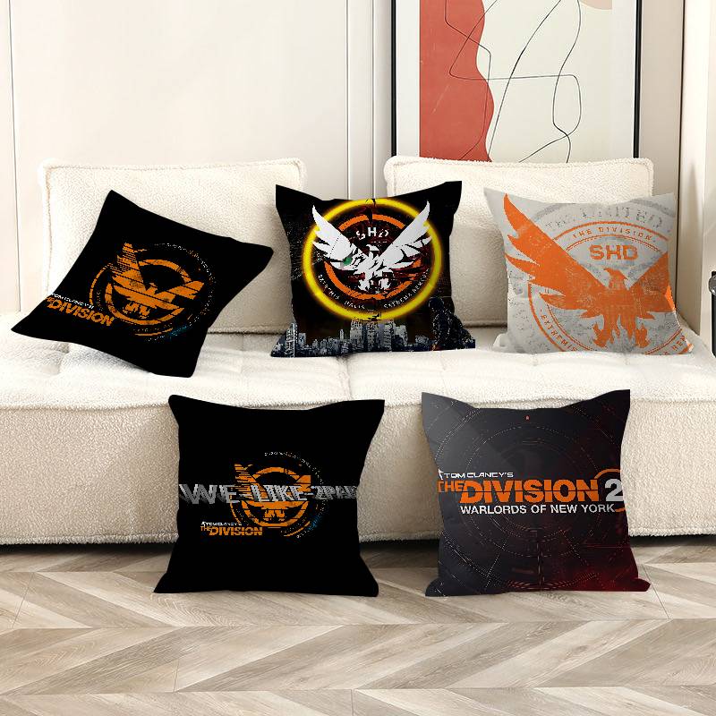 T-Tom Clancy'S The Division Cushion Cover Inches Farmhouse Decor Home Throw Pillow Covers For Couch Decorations