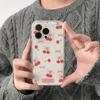 Korean Cute Bow Cherry Clear Case For Infinix Note 30 40 50 Hot 40 Pro 30 Play 30i 50 Smart 8 9 10 Tecno Spark 30C 10 20 Pro
