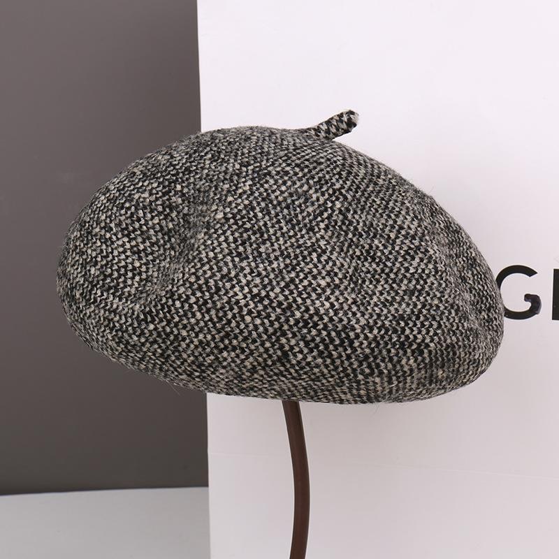 Fashion Autumn and Winter Small Face Big Head Circumference Beret Children Fashion Warm Painter Hat Versatile Newsboy Hat