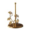 Modern Iron Tissue Holder Freestanding Towel Brackets Not Installation Required Easy Assembly Rusts Proof for Home Decors
