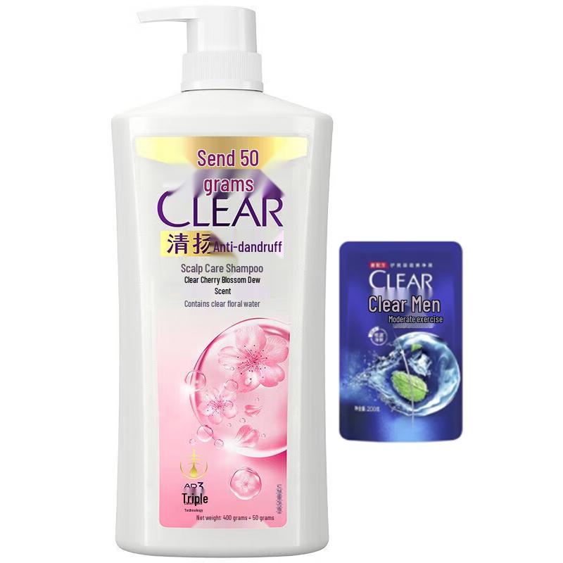 

CLEAR Scalp Care Cherry Blossom Volumizing Shampoo Set