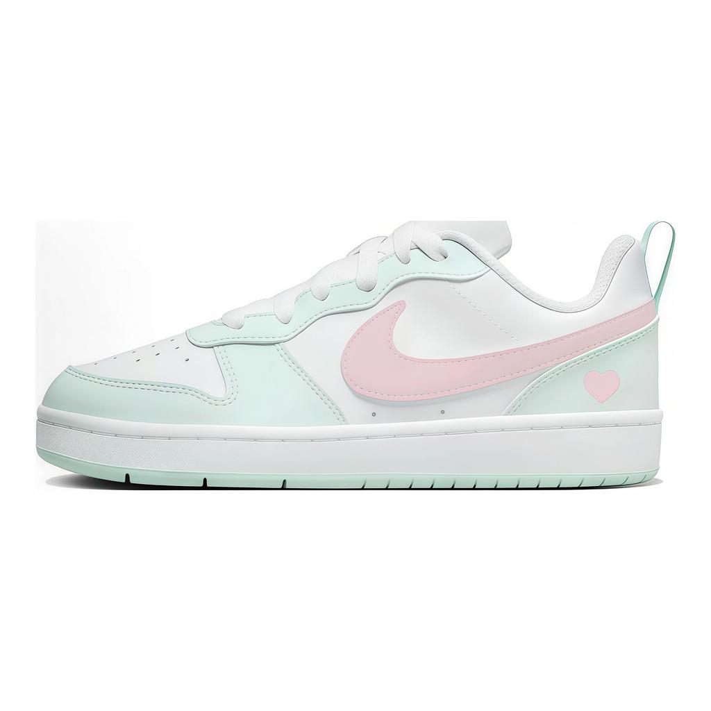 Nike Court Artificial Leather, Leather Slip Resistant, Lightweight, And Breathable Low Top Skateboard Shoes Women's FZ3539-100