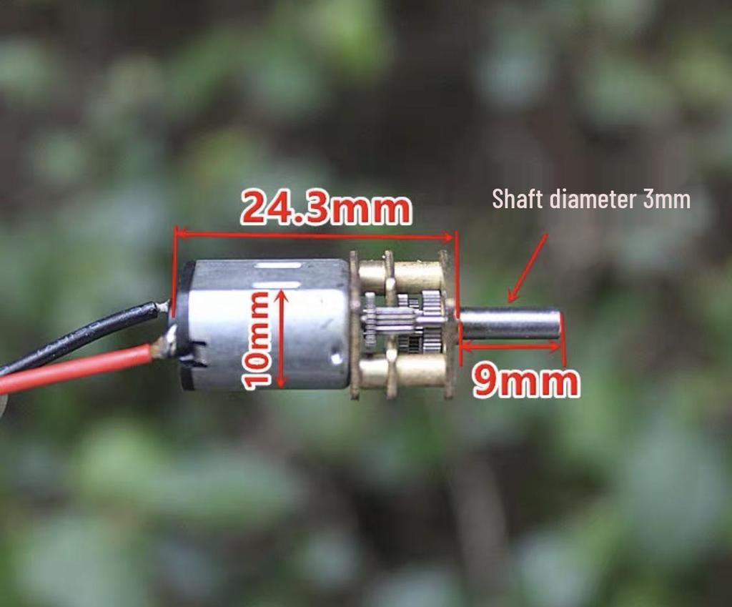 Tested N20 DC Geared Motor (1.5-6V) Ready for Shipment