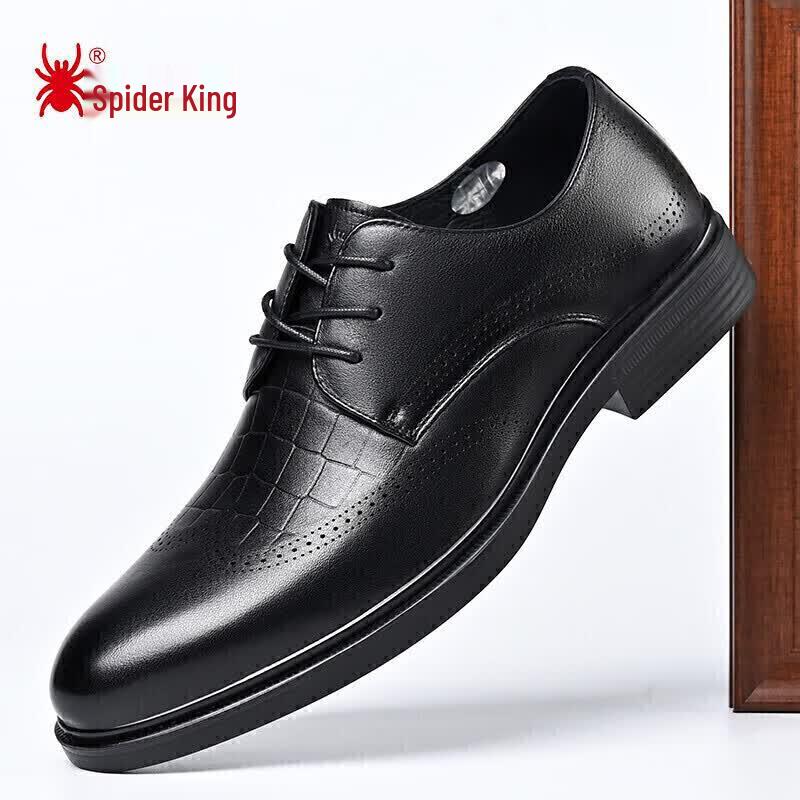 Men s Leather Brogue Derby Dress Shoes EU 43