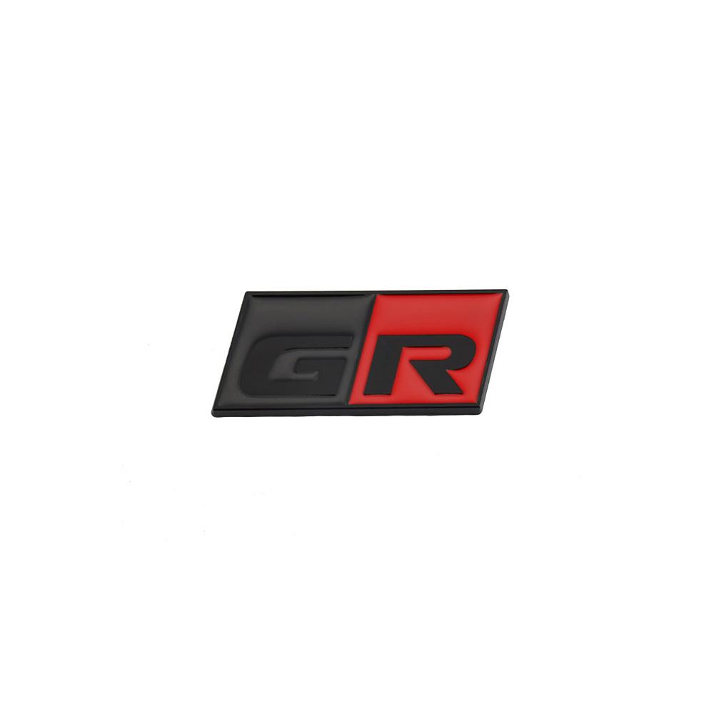 Car GR Sport Gazoo Racing Sticker Front Hood Grille Badge Emblem Decal For x5 CHR RAV4 Corolla Prado Supra Yaris Prius Camry x5