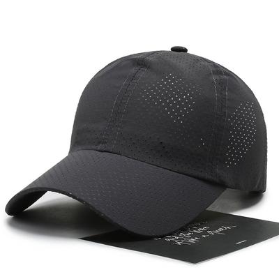 Herren Sommer Schnelltrocknend Leichte Platte Baseballkappe mit Mesh Atmungsaktiv Sonnenschutz Dünne Entenschnabelkappe für Damen