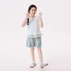 Girls' Floral Lace Patchwork Short Sleeve Top