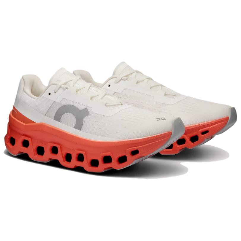 Scarpe da Ginnastica da Donna On Running CloudmOnster Bianco/Fiamma 61-97724