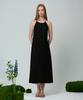 PINBLACK Linen Halter Dress Black