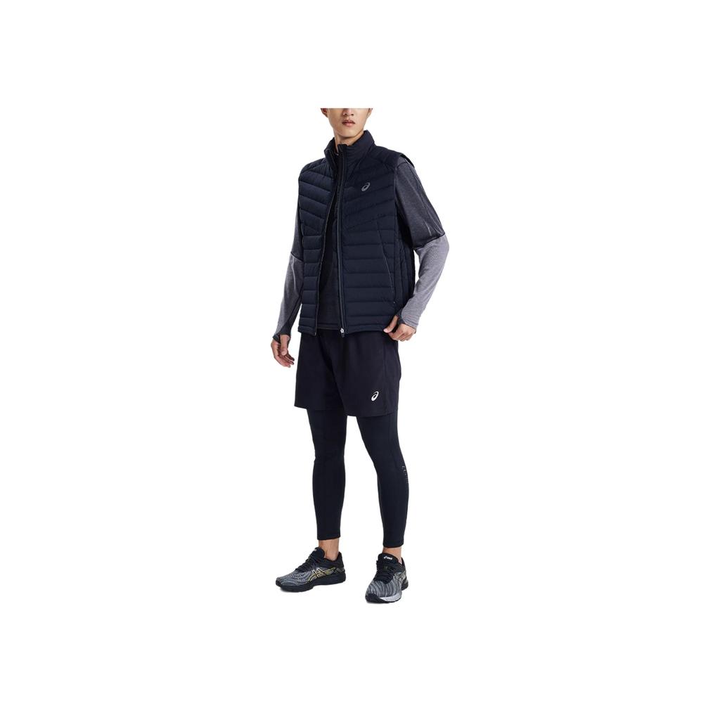 New ASICS Dry Training Slim Down Vest Men's Black 2031E441-001