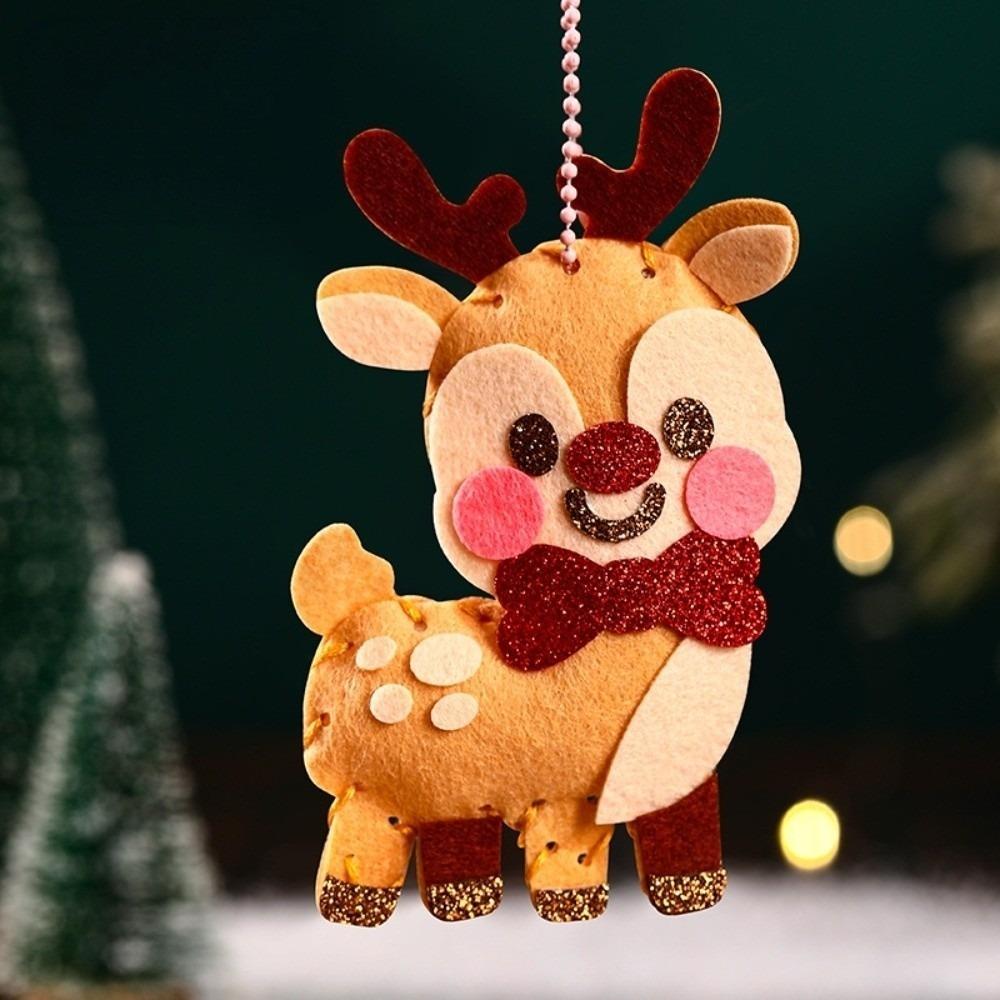Christmas Tree Xmas Non-Woven Charms Christmas Stocking Christmas Toy DIY Christmas Pendant Party