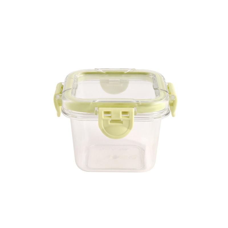 1Pieces Refrigerator Mini Storage Box Sauce Pickle Take-out Fresh-keeping Box Transparent Fruit Packaging Box Outdoor Tableware