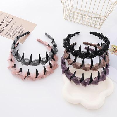 2026 Pearl Gauze Non-Slip Headband for Women – Luxurious High Forehead & Face Washing Hair Accessory with Teeth