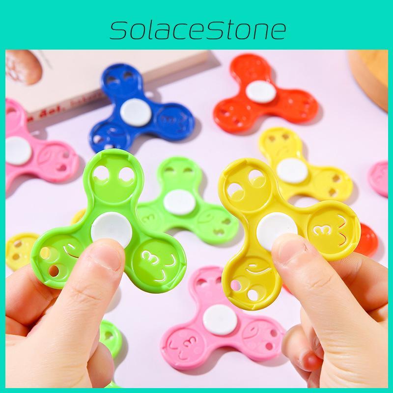 Creative Expression Bearingless Plastic Fingertip Gyroscope Children Toy For Stress Relief And Focus
