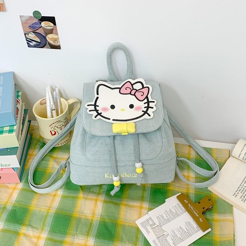 

Backpack Maltese Girls With Casual Style External Open Pouch Bags Cat