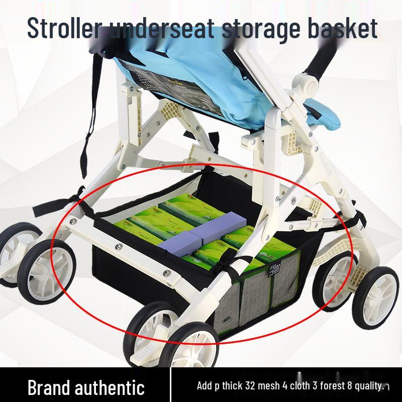 Universal Stroller Storage Basket for Umbrella Strollers and Pushchairs