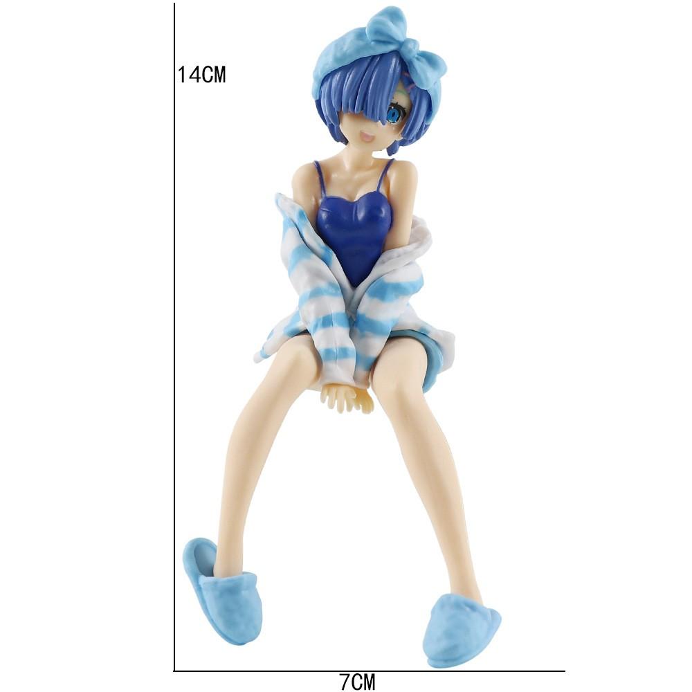 17cm Anime Figure Kawaii Girl Apron Maid Dress Girl PVC Action Model Toy Birthday  Gift