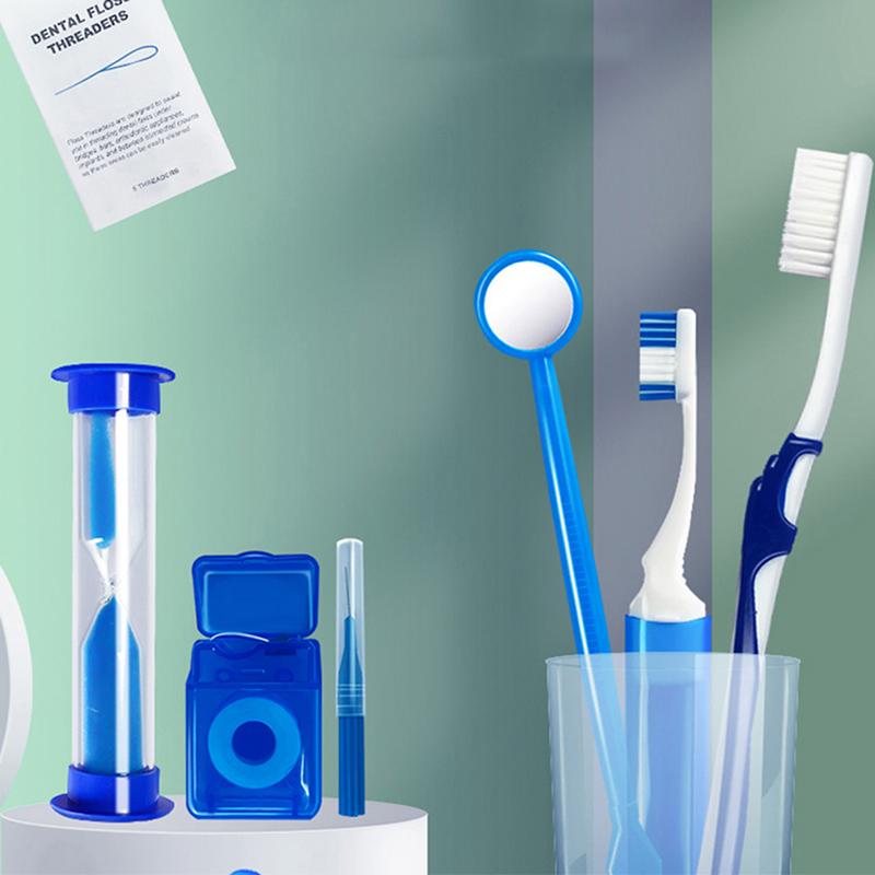 Kit de nettoyage bucco-dentaire et de blanchiment des dents, 8 pièces