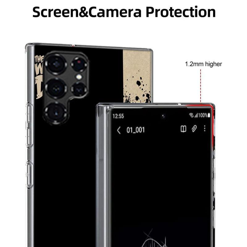 Horrible The Walking Dead Cases Phone Case for Samsung Galaxy S26 Ultra S25 Edge S24 S23 FE S21 Plus S20 S22 S10 Cover TPU Capa