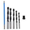 34pcs 15° Drilling Angle Pocket Hole Jig Kit Oblique Drill Positioner  For Carpenters
