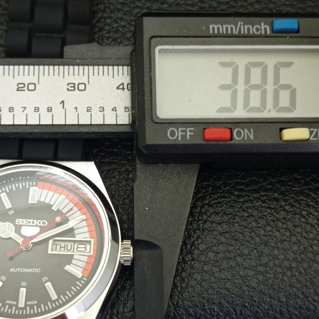 SEIKO 5 AUTOMATIC VINTAGE REFURBISHED 6309A JAPAN MENS BLACK WATCH a440782-4 Sk-a440782