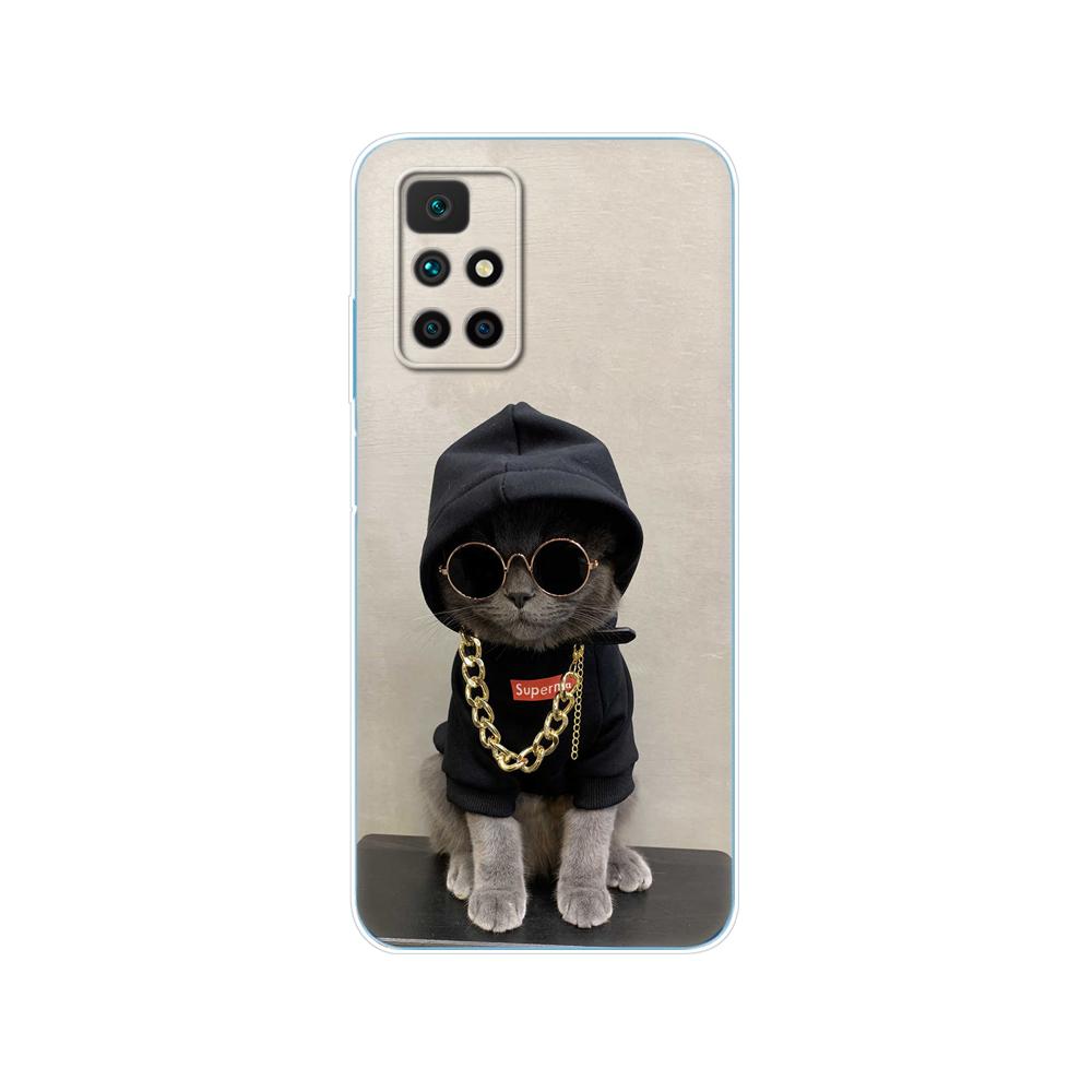 Dla etui Redmi 10 silikonowa tylna okładka etui na telefon dla xiaomi Redmi 10 2022 2021 miękkie etui 6.5 cala Redmi10 globalne etui typu bumper z tpu