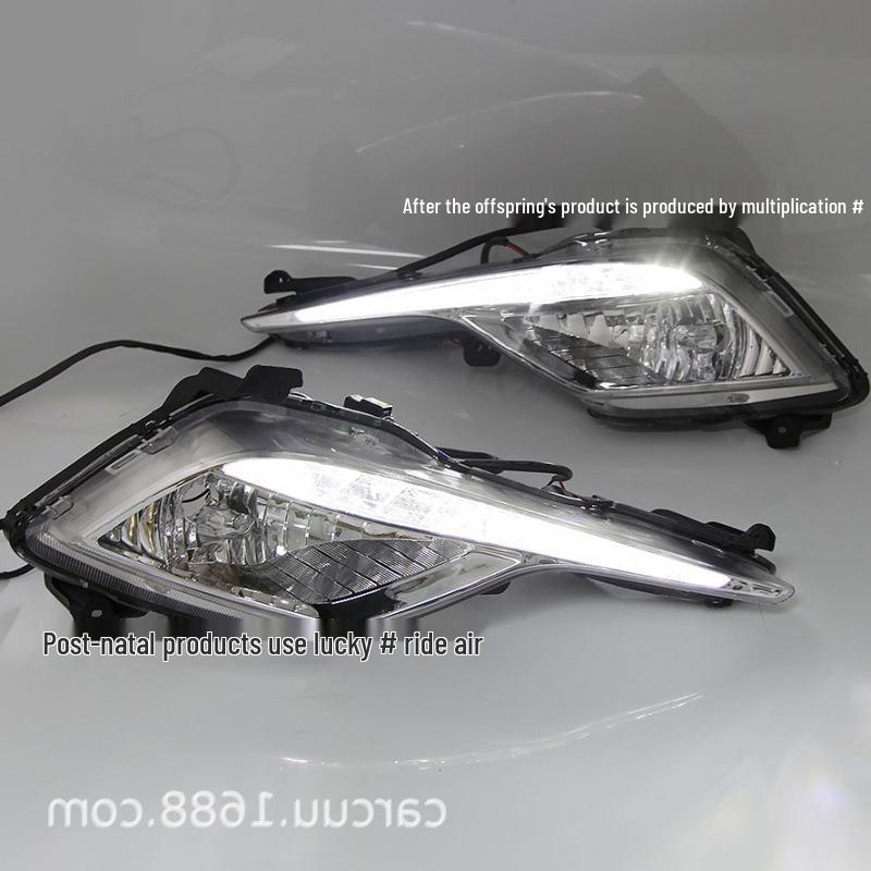 Compatible avec la Hyundai Sonata 2013-2016: Feux de jour, Ensemble de feux de brouillard Sonata 8, Feux de jour à LED.