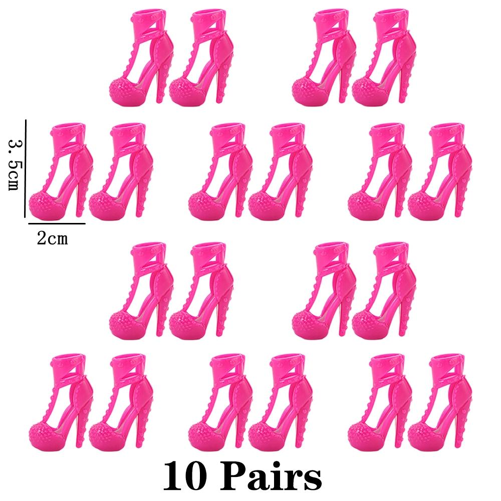 10 Pairs Fashion Doll Shoes 29CM Doll Sneakers Sports Shoes 11.5 Inch Doll Boots 1/6 Dolls Accessories 1/6 Doll DIY Toys GiftJJ