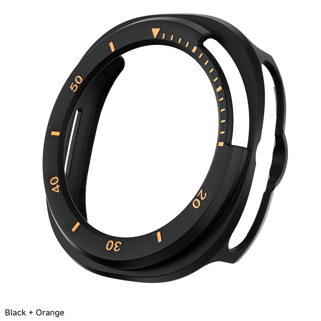 Full-Coverage Bumper Case for Samsung Galaxy Watch 8 Classic 46mm,[No Screen Protector]Slim Shockproof Cover for Samsung Watch 8