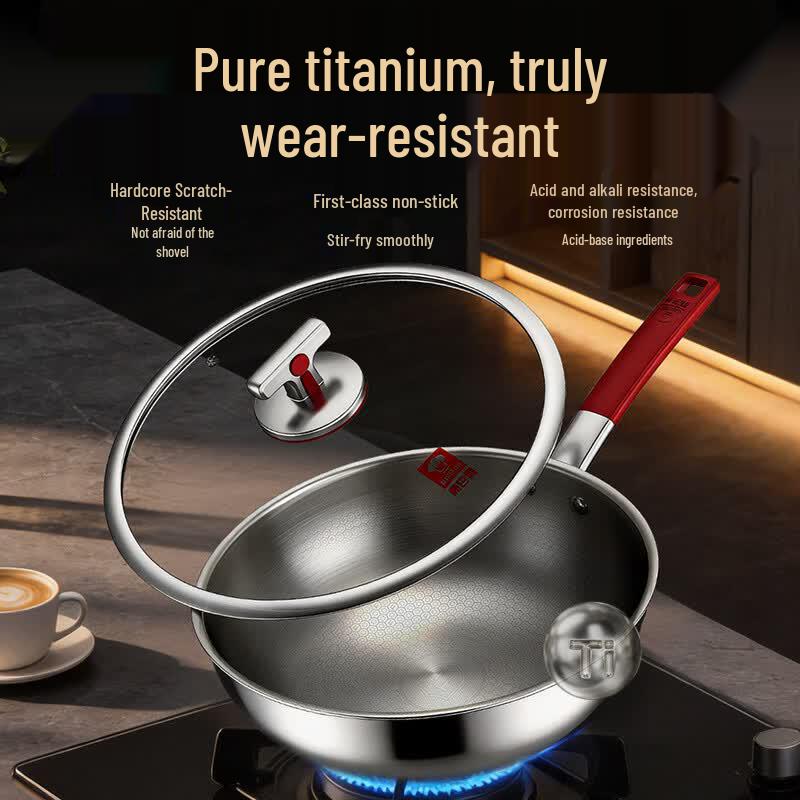 KOBACH Pure Titanium Non-stick Wok