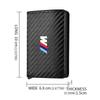 BAGD7 Car Sticker Hot 2025 Hot For BMW Car Carbon Fiber Card Holder Wallet Bank Cardholder For BMW Performance F10 F40 E92 E91 G20 G30