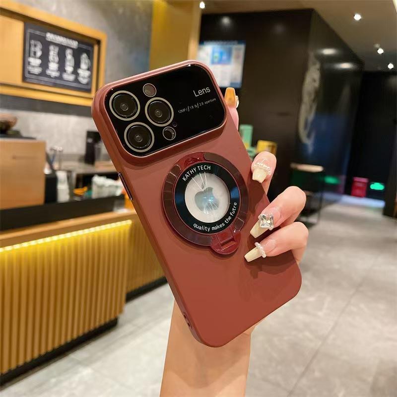 Etui na telefon IPhone14, Matowe PC Magnetyczny stojak Pełne pokrycie 13, Etui ochronne Apple 15Promax