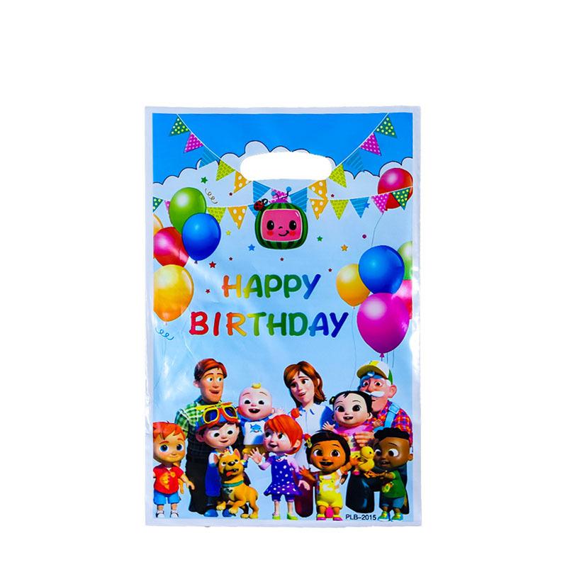 Cartoon Theme Gift Bag Decorative Supplies Birthday Party Supplies Disposable Tableware Party Decorative Gift Bag