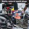 2Pcs Spark Plug Spanner Combination Wrench 16/21mm Remover Tool Universal T Handle Socket Spanner Steel Change for Spark Plug Sleeve Pack of 2