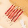 Wooden Pottery & Polymer Clay Sculpting Knife Set - DIY Pottery Tools