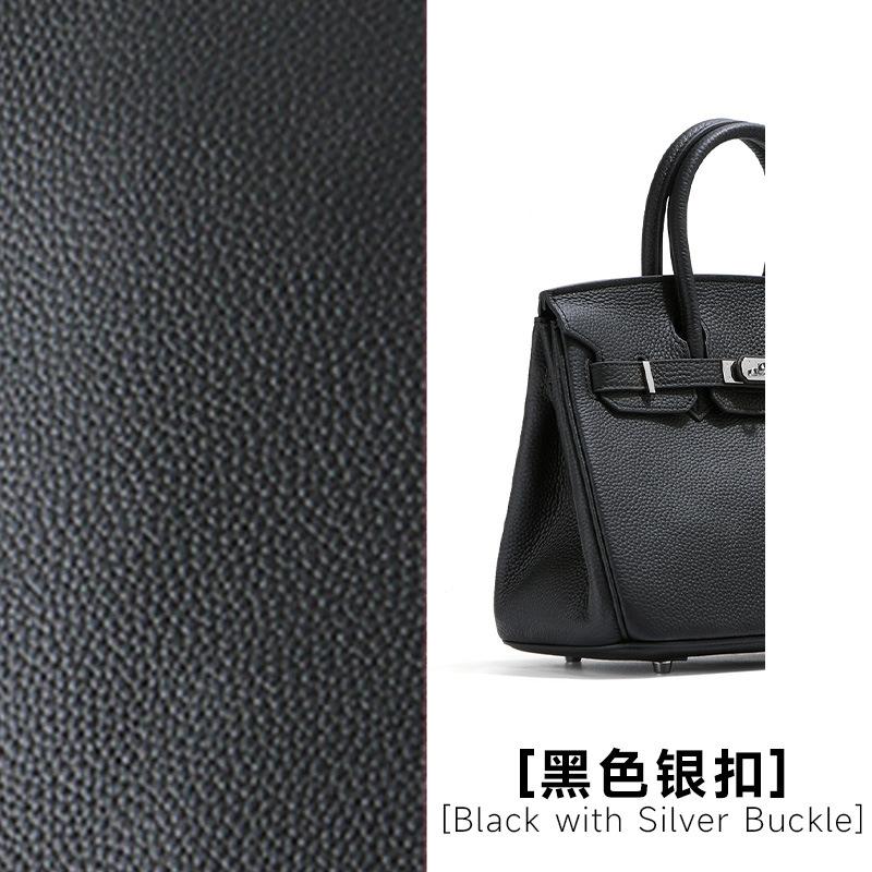 First layer cowhide platinum bag, genuine leather women's bag, large capacity Kelly handbag, women's high-end commuting shoulder messenger bag