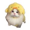 Cute Animal Cat Hat Cats Fuzzy Bunny Pig Panda Design Hat Fun White Goose Hat Adjustable Headwear for Kittens Festive Party Costume Accessory