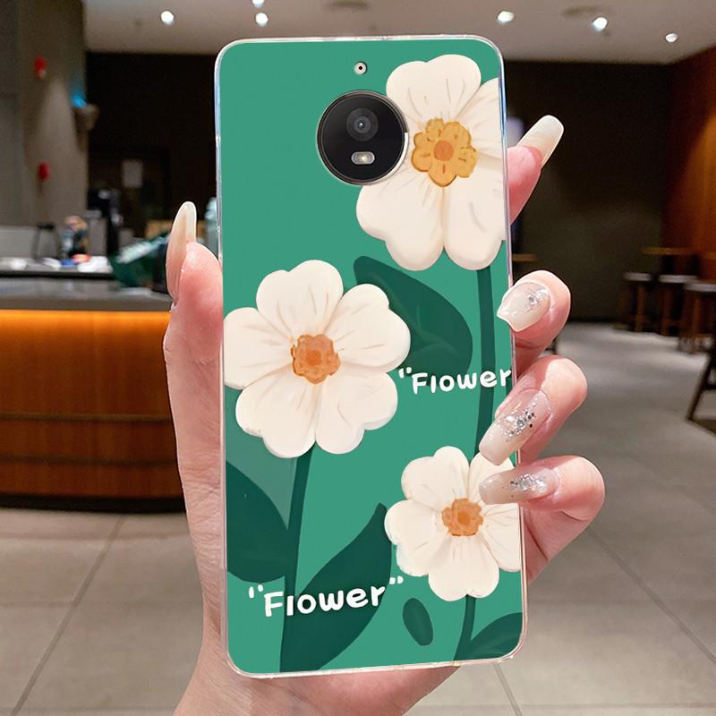 Case For Motorola Moto E4 Plus / XT1770 Clear Fashion Butterfly Flower Soft TPU Silicone Phone Cover for Moto E4 XT1762 E4+ Case