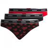 Hugo Womens/Ladies Heart Thong (Pack of 3)