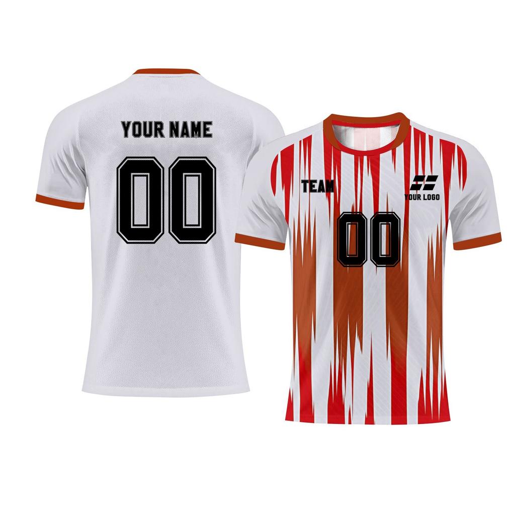 Personalised Tops Shirts Mens Girls With Name Number Custom Football Jerseys For Boys Training Suit