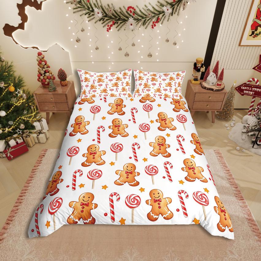 Comforter Homewish Merry Christmas Festival Xmas For Girls Bedding Sethappy New Year Decor
