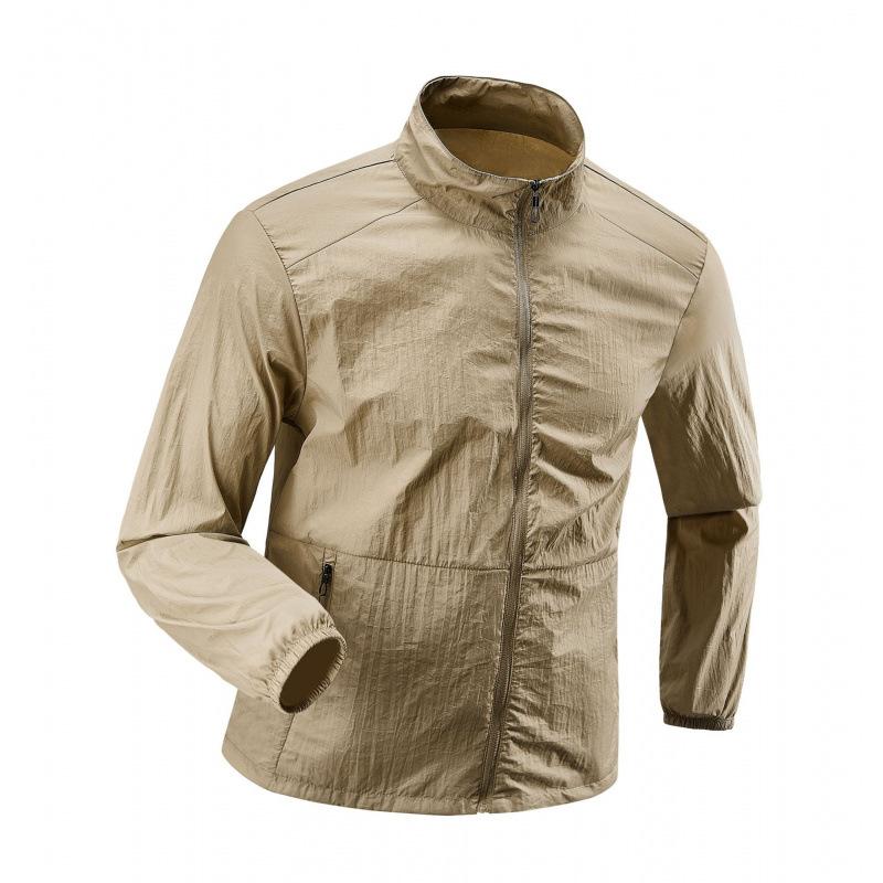 

Plus Size 7XL 8XL Summer Hiking Jackets Men Fishing Cycling Hooded Gym Running Coat Outdoor Sun-Protective Thin Jacket Clothing 6XL хакі