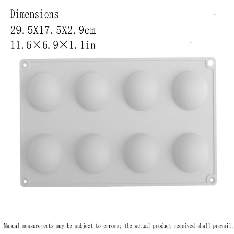 Round Spherical Mousse Mooncake Silicone Mold Round Ice Hockey Chocolate Small Round Ball