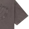 WE11DONE Patchwork Drop Shoulder Casual Short Sleeve T-Shirt Unisex Tops Charcoal-Gray WD-TT1-25-757-U-CH