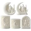 Reusable Creative Lunar Candle Silicone Mold Fast Release Design Ideal For Chocolate Molding DIYer Enthusiasts And Gift