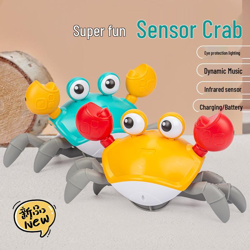 Induktionsbetriebenes Kletterkrabben-Spielzeug für 1-2-Jährige - Fesselnd und lehrreich für Jungen und Mädchen
