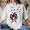 Mafalda Enough TShirt for Unisex Unisex Cartoon Girl Leisure Cotton Tees Round Neck Short Sleeve T Shirts Gift Idea Clothes