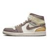 Air Jordan 1 Mid SE Craft Inside Out - Taupe Haze Men Sneakers Brown Sail Fossil-Stone DM9652-102