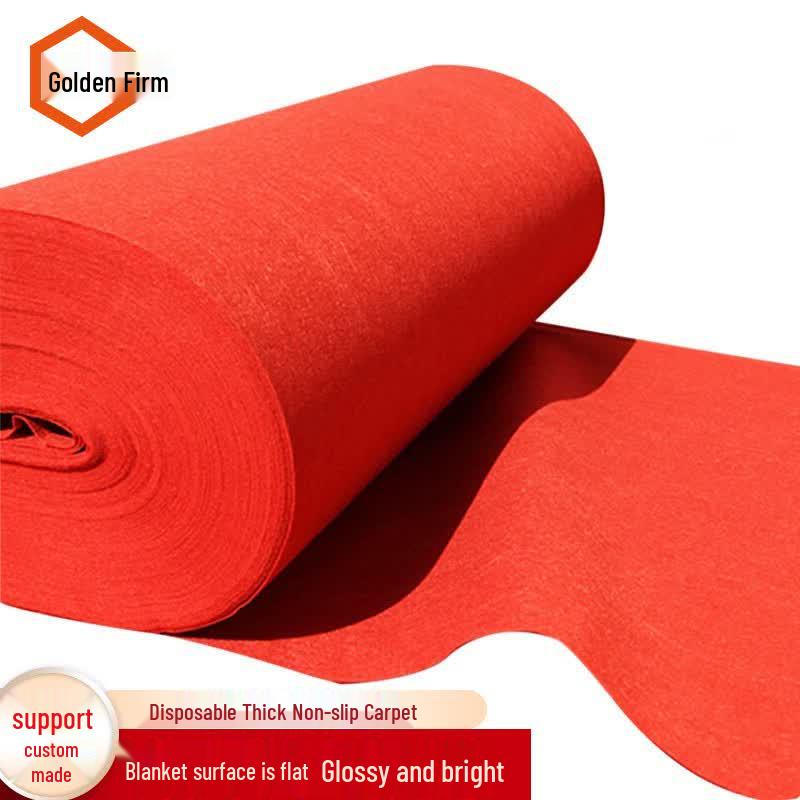 Disposable Thickened Non-Slip Red Carpet 1x10m