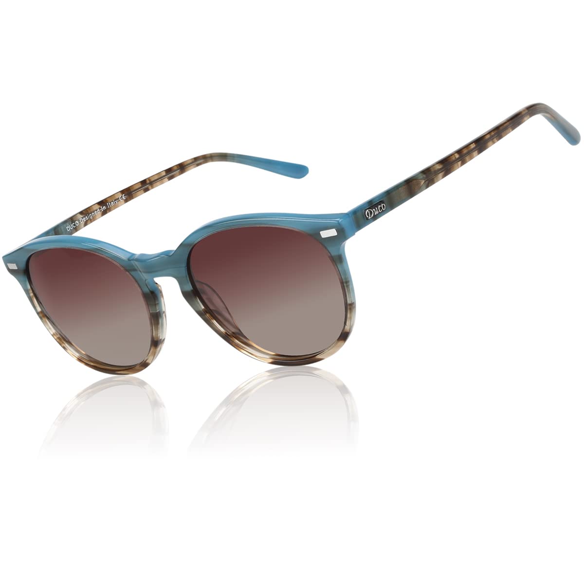 

UV Round Polarized Fashion Sunglasses UV 1230 [DUCO] Women s Sunglasses, Protection, Sunglasses, UV400, Lenses, Design, Women, Protection, (Blue